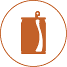 vector icon for soft drinks and soda
